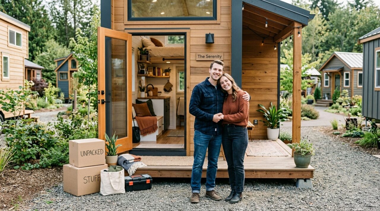 Casal trocou uma casa convencional por apenas 18 m² e eliminou uma dívida de US$ 125 mil em somente 24 meses