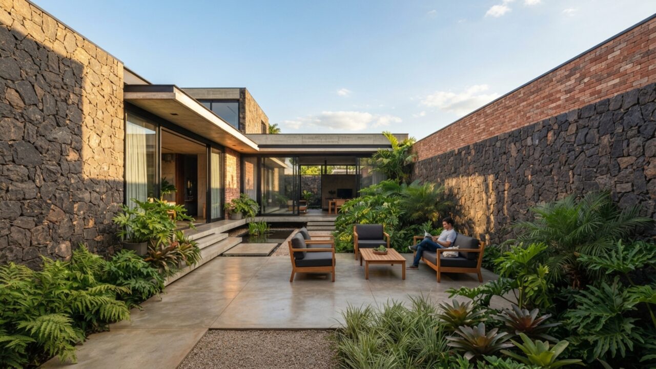 Adeus porcelanato na fachada: o revestimento rústico que resiste às intempéries, não desbota e é a grande aposta dos arquitetos em 2026