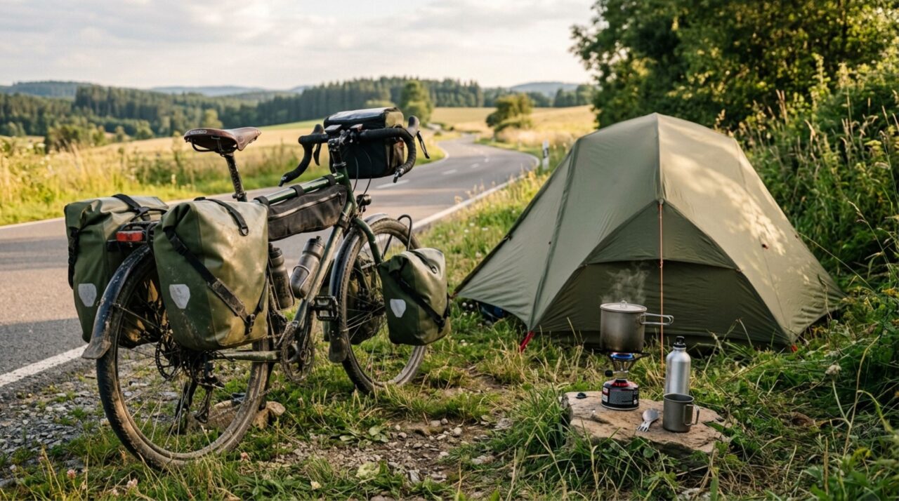 Equipamento simples e acampamentos na estrada permitiram percorrer milhares de quilômetros com orçamento reduzido