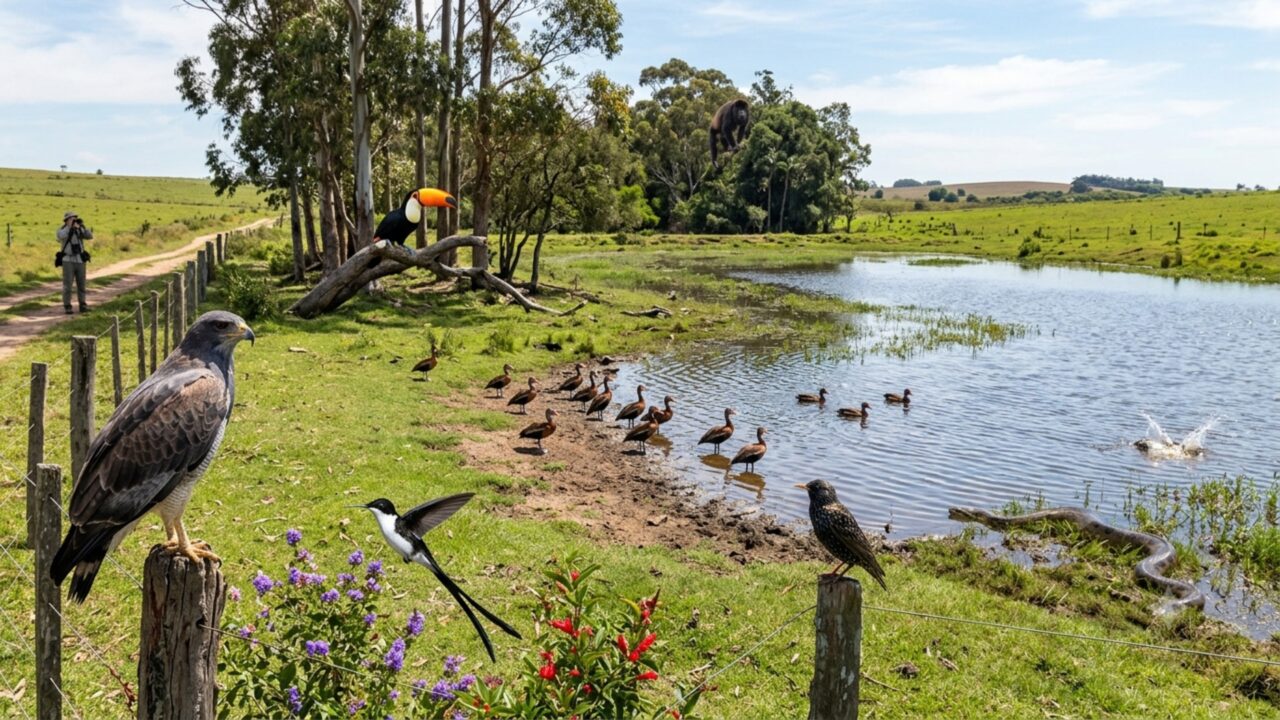 De anacondas ao maior beija-flor, a nova espécie “conquistadora” chega ao Uruguai e indica uma possível “australização” de sua fauna