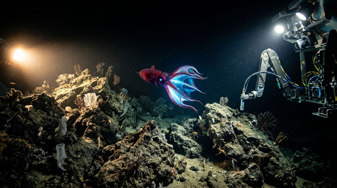 Criaturas desconhecidas continuam aparecendo em uma região onde menos de 0,001% do fundo foi visto pela humanidade