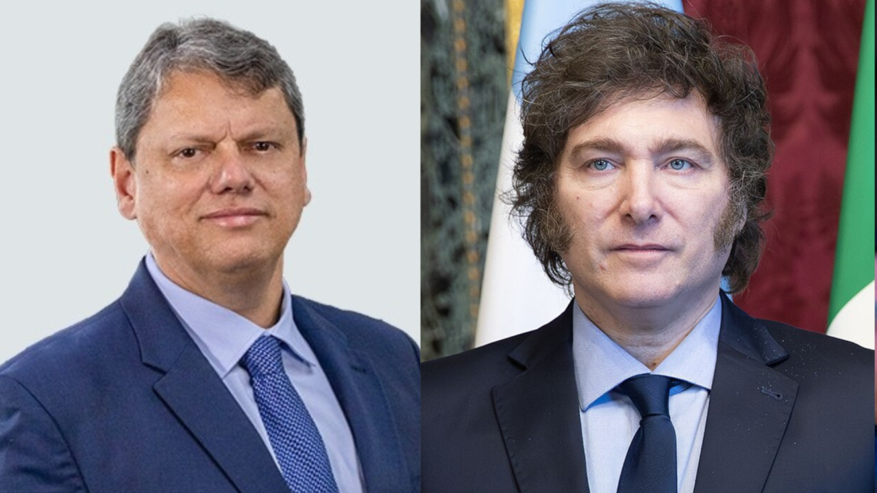 Milei amplia agenda no Brasil em encontro reservado com Tarcísio