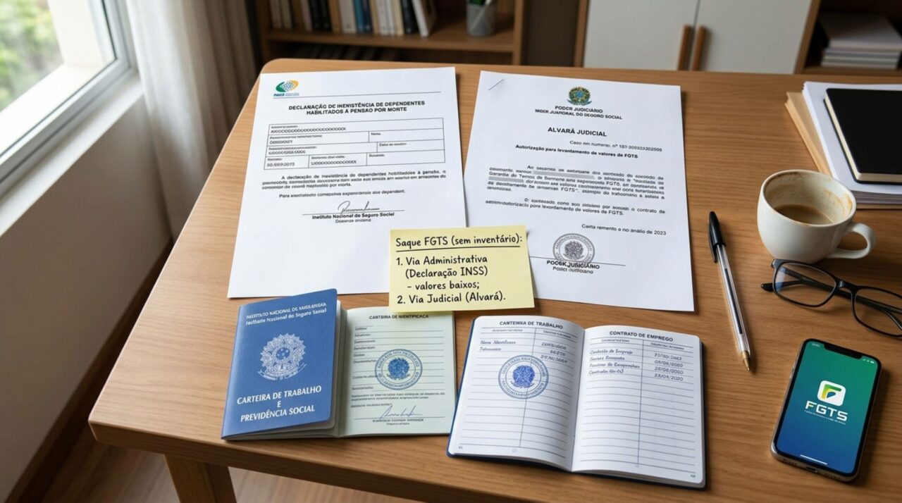 Herdeiros podem sacar o FGTS sem inventário, mas dependentes e sucessores seguem caminhos diferentes