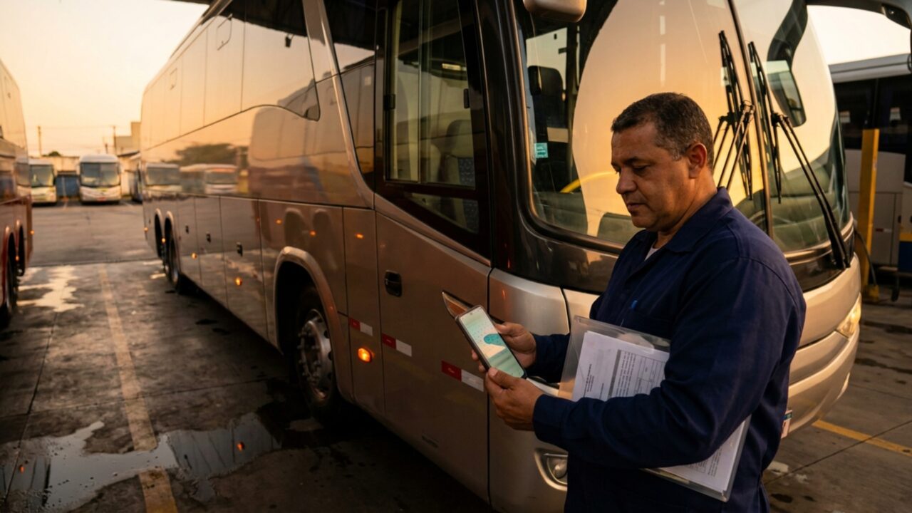 Dois caminhoneiros renovaram a categoria D no mesmo dia, mas apenas um recebeu uma nova data para o exame toxicológico antes do vencimento da própria CNH