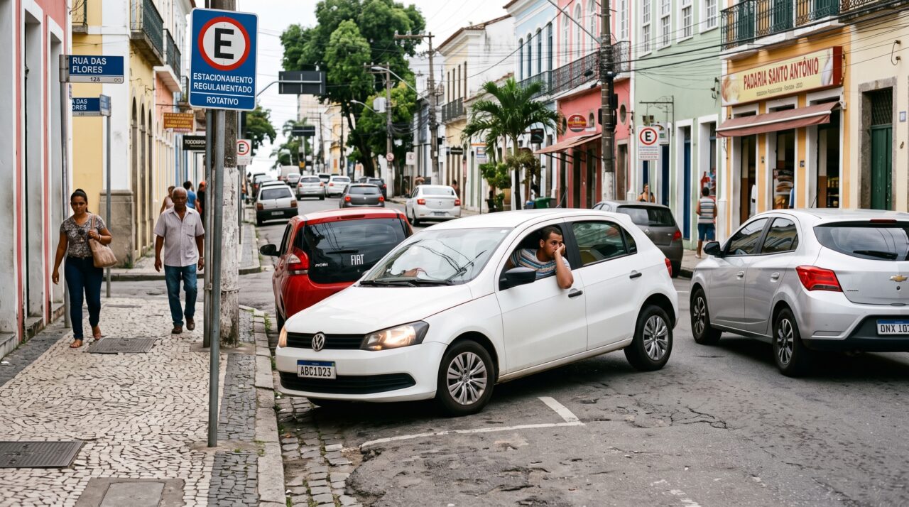 Dar marcha à ré na rua para não perder a entrada da vaga rende multa?