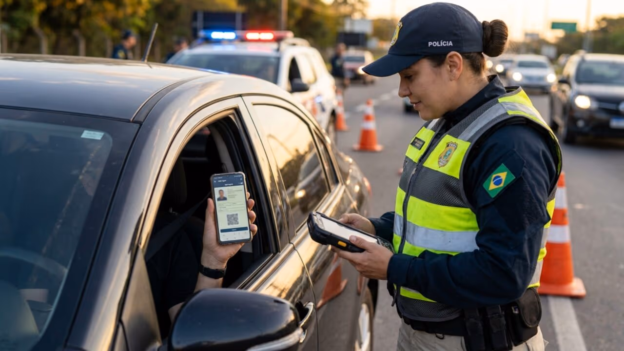 O que diz a lei para quem circula apenas com a CNH Digital?