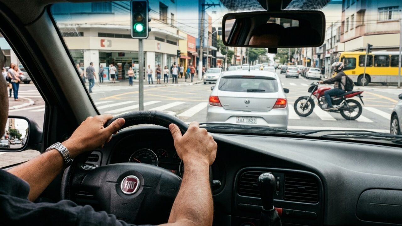 Quem usa a buzina para apressar o carro parado no semáforo deve conhecer os arts. 41 e 227 do CTB