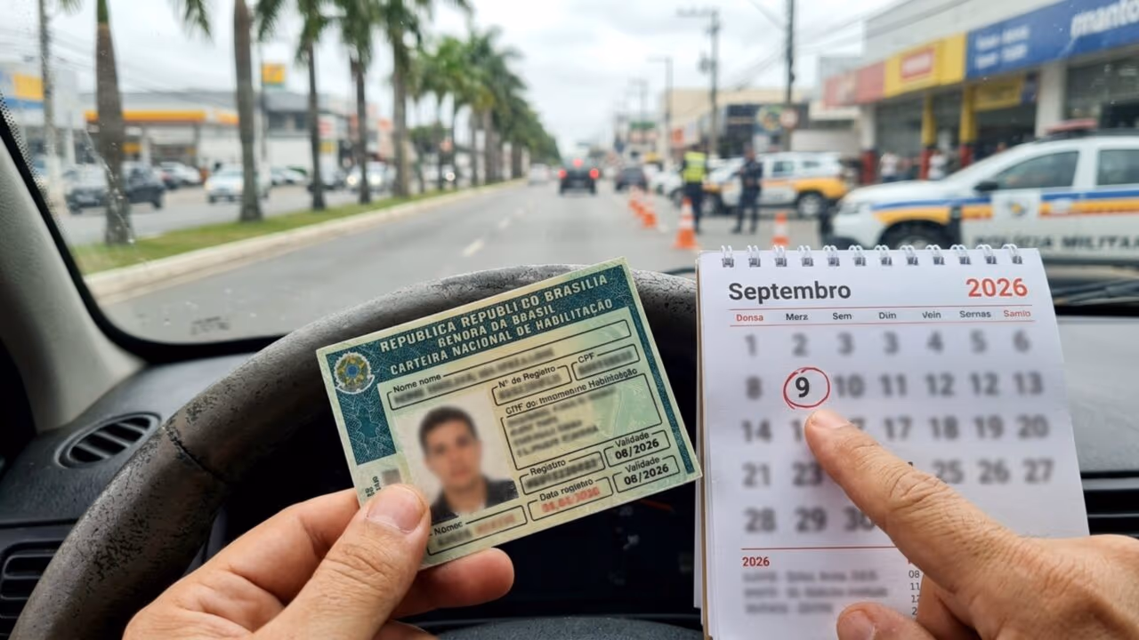 Contran faz comunicado envolvendo a CNH e motoristas precisam conferir a data do documento