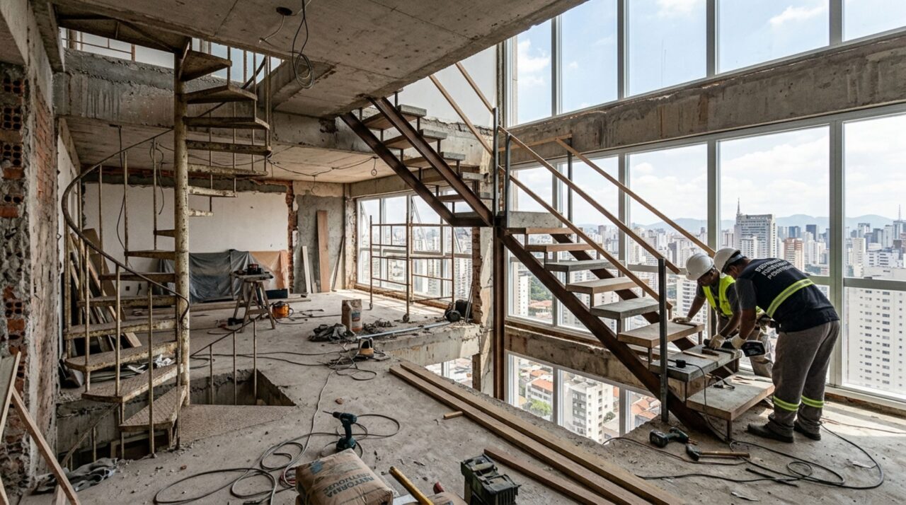 Cobertura duplex de 250 m² abandonada há 17 anos é oportunidade rara de valorização e terá reforma ousada