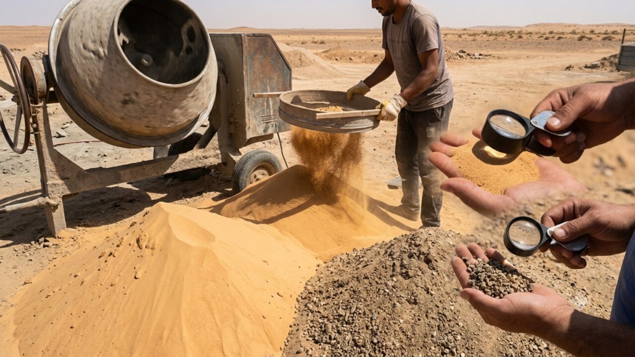 É por isso que a areia do Deserto do Saara não é usada na construção, segundo os engenheiros