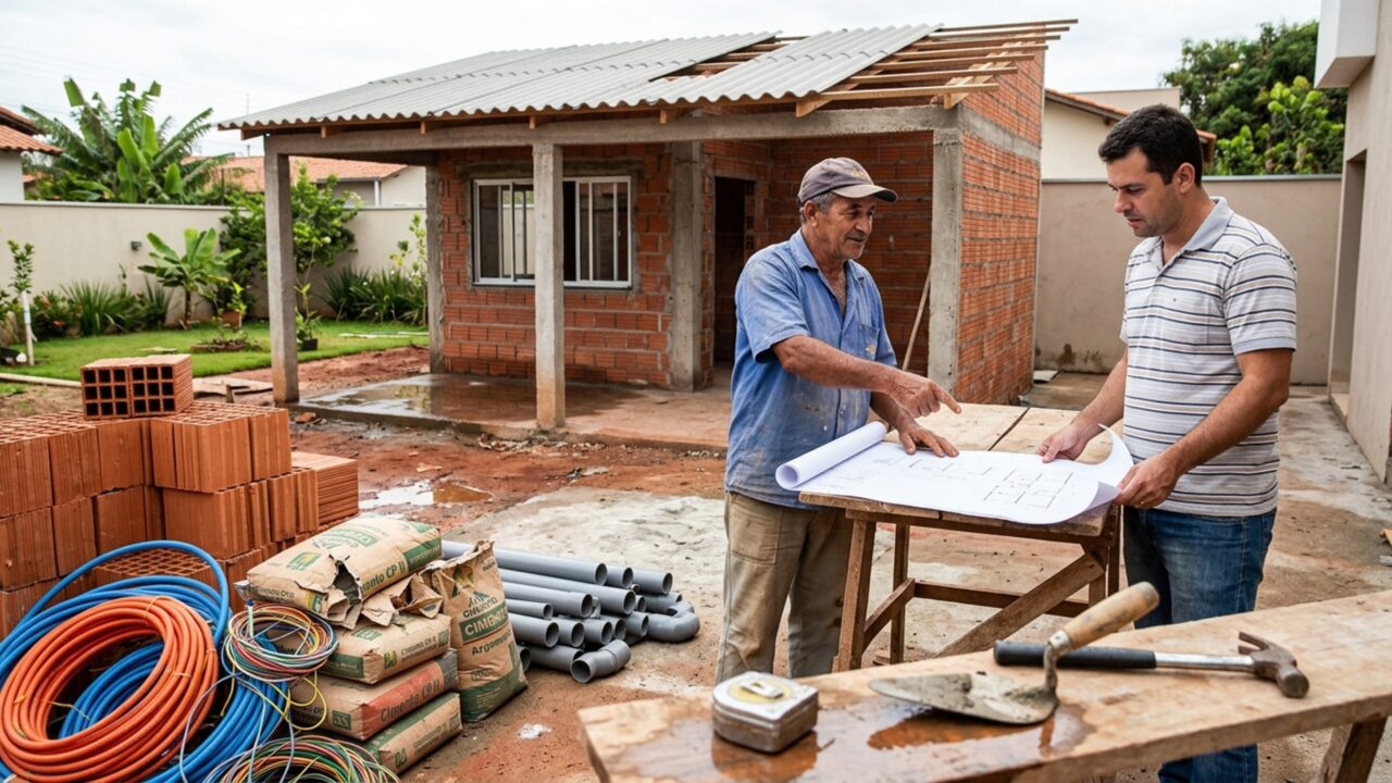 Quanto custa uma edícula de fundo com quarto, banheiro e área de serviço quando o projeto é bem planejado?