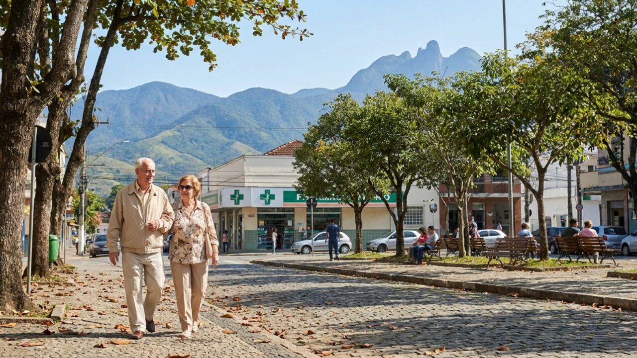 Aposentados miram a cidade das Agulhas Negras por saúde premiada, liderança em qualidade de vida no Rio e rotina perto da Mantiqueira