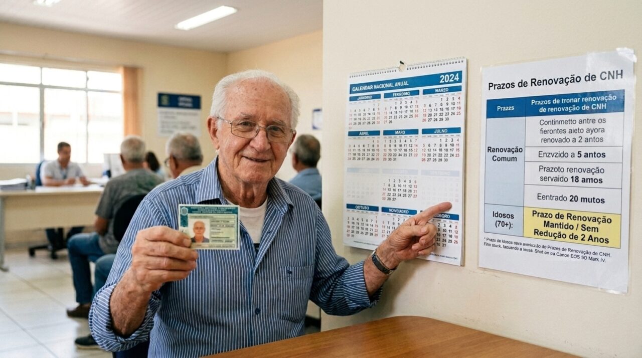 Carteiras de habilitação para idosos terão renovação com novas regras e a validade menor preocupa motoristas