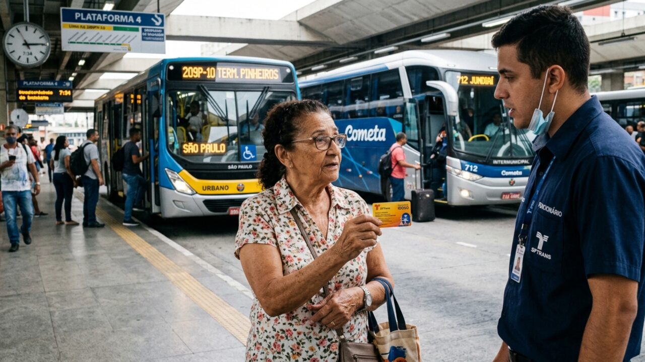 Idosos com 60 anos podem solicitar novo cartão de ônibus de maneira simples