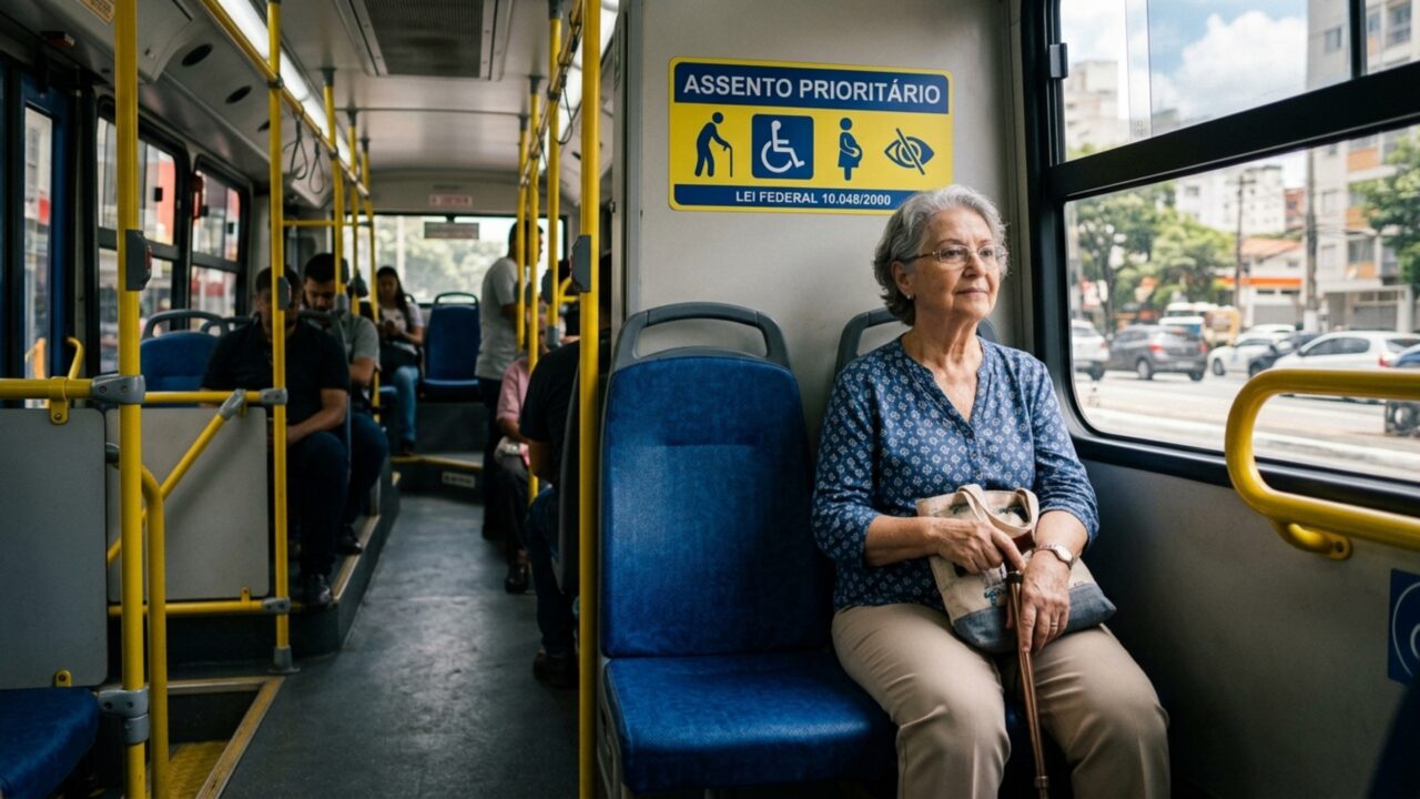 Idosos a partir de 65 anos têm gratuidade garantida em ônibus urbanos e semiurbanos por lei federal