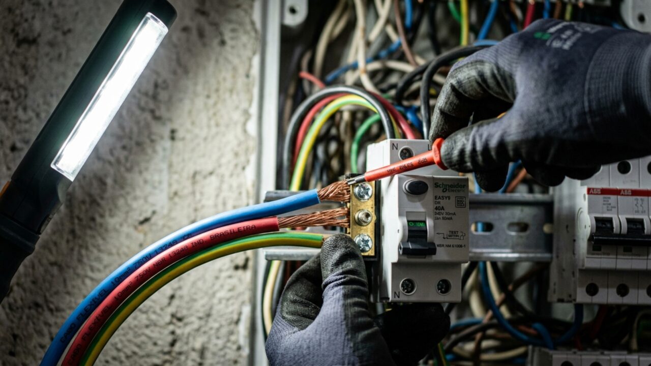 Quanto um eletricista cobra para refazer a fiação de uma casa antiga em julho de 2026?