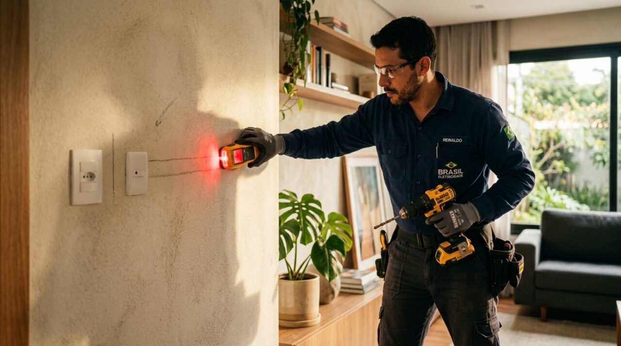 É possível encontrar a fiação na parede sem ferramentas especiais: 2 métodos simples que qualquer um pode fazer em casa