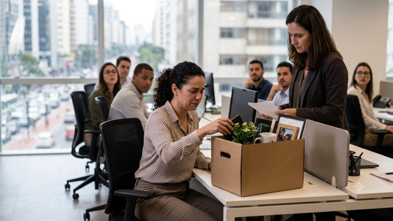 Empresa que demite na sexta-feira e manda “limpar a mesa” na hora pode ser condenada por dano moral, segundo decisão recente