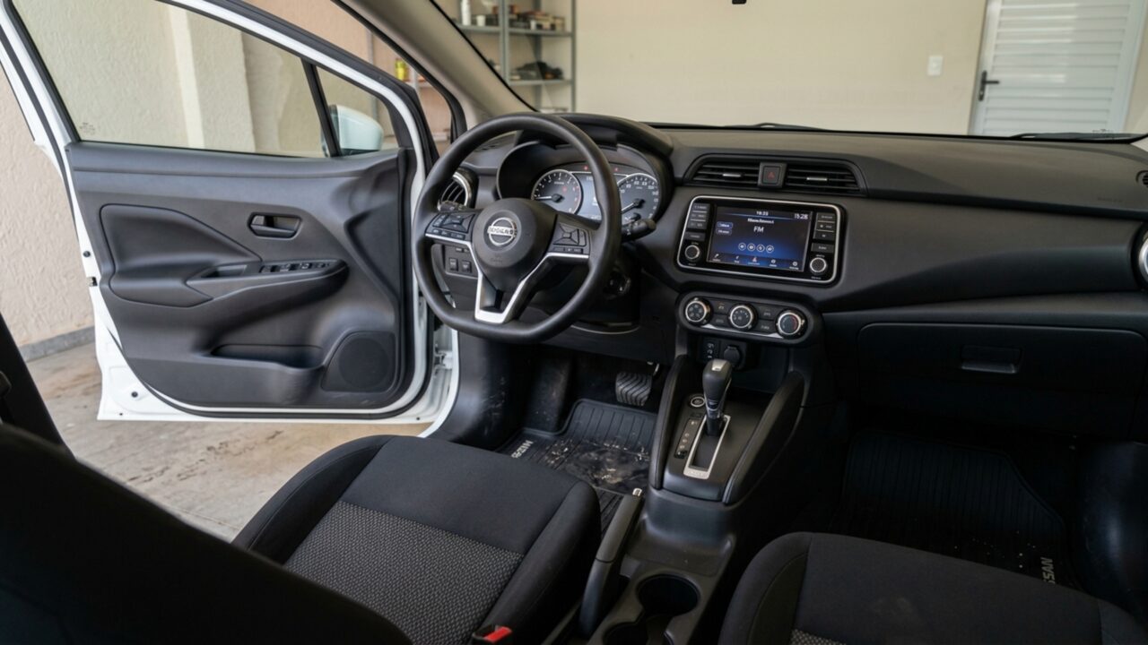 Nissan vende novo sedã por R$ 119.990 com câmbio automático, seis airbags e rodas de liga leve de 15 polegadas