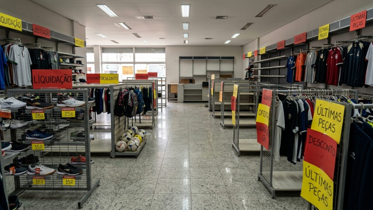 Rede esportiva com 463 lojas não encontra comprador e fecha tudo deixando 14.500 trabalhadores sem emprego