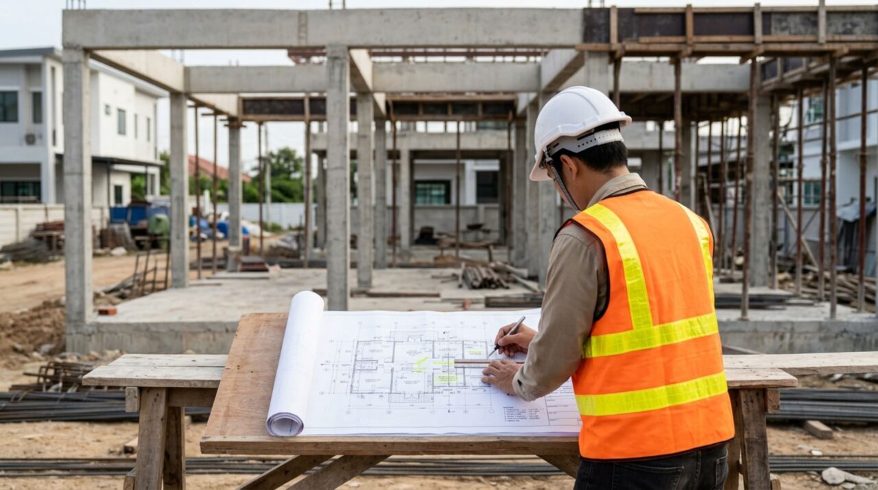 A análise técnica da planta do imóvel previne danos irreversíveis e direciona os pontos de reforço necessários