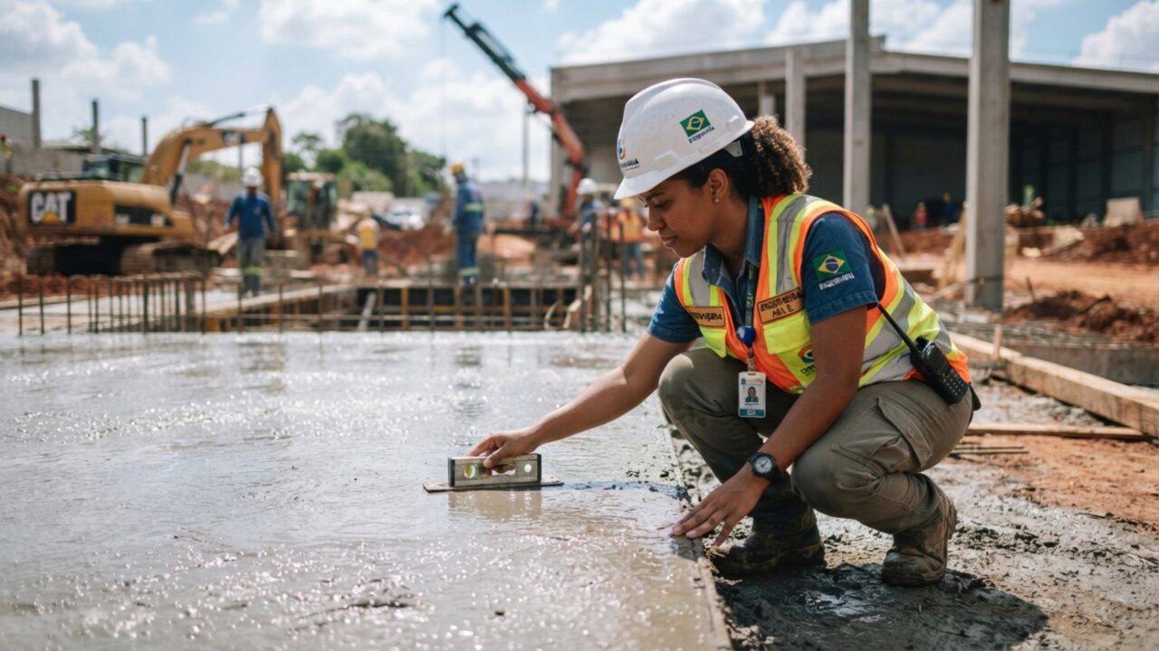 A técnica de cura do concreto que previne 90% das microtrincas no piso da garagem