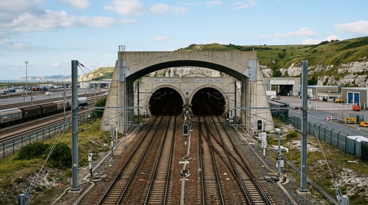 O túnel escavado sob o oceano por duas equipes que precisavam encontrar exatamente o mesmo ponto