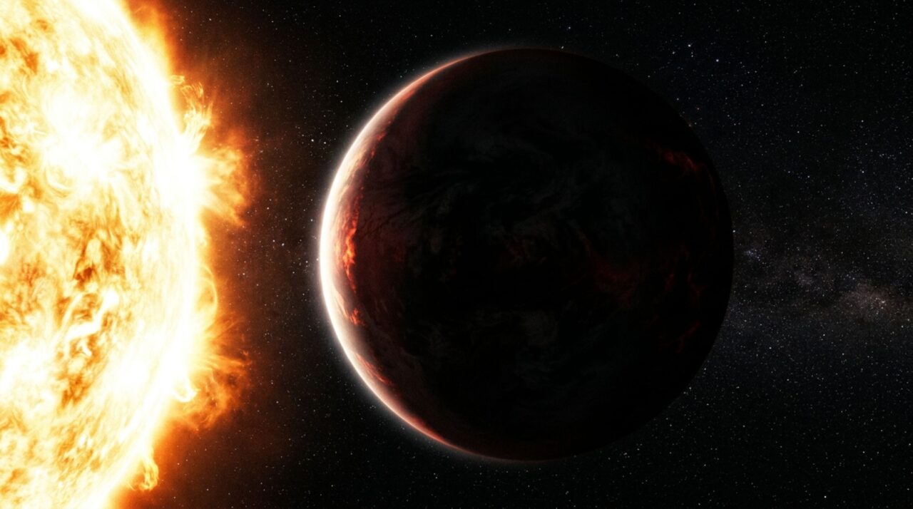 Cientistas encontram um planeta tão escuro que reflete menos luz que o carvão e parece desaparecer diante de sua estrela