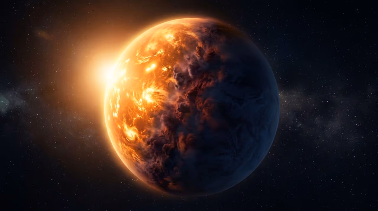 O planeta onde pode chover ferro e um dos lados passa de 2.400 °C em um cenário quase impossível