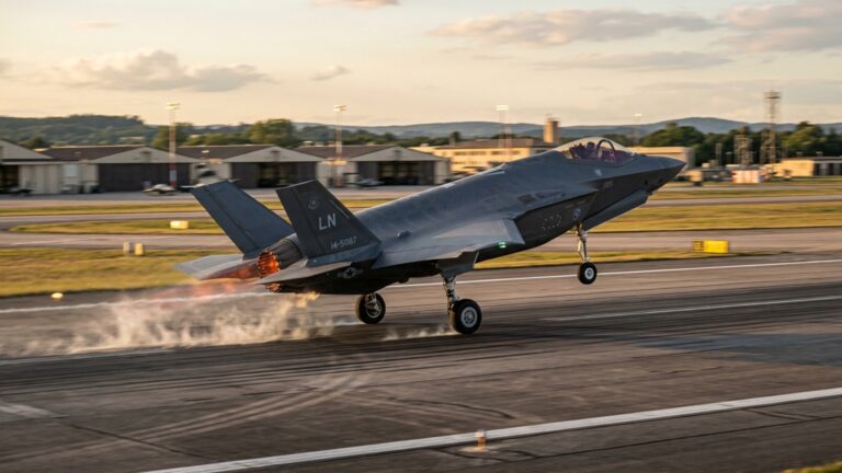 Caça de quinta geração alcança 1.960 km/h, suporta manobras de 9 G, voa por 2.200 km e opera a mais de 15 mil metros de altitude