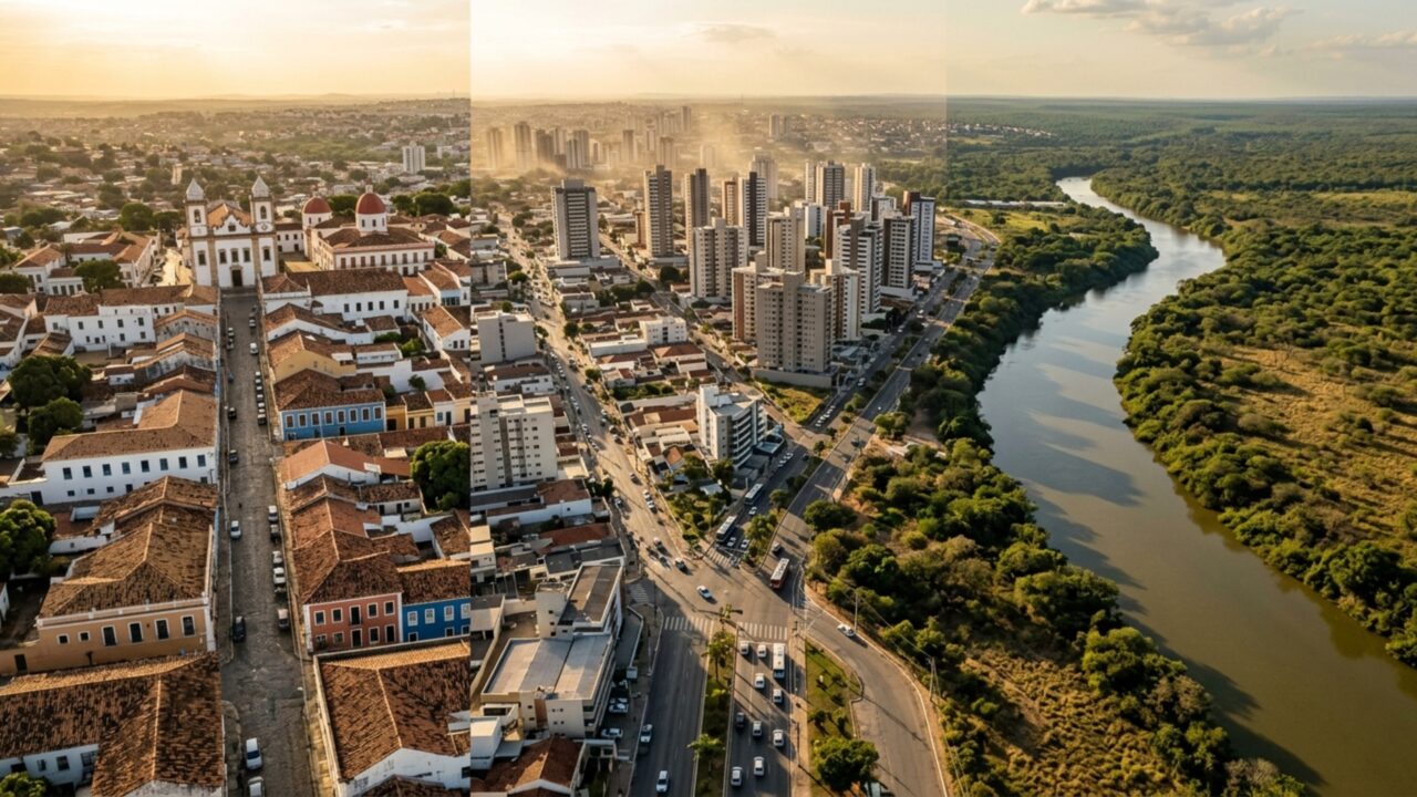 A capital fundada em 1719 que preserva ruas coloniais, enfrenta calor acima de 30°C e abre caminho para o Pantanal