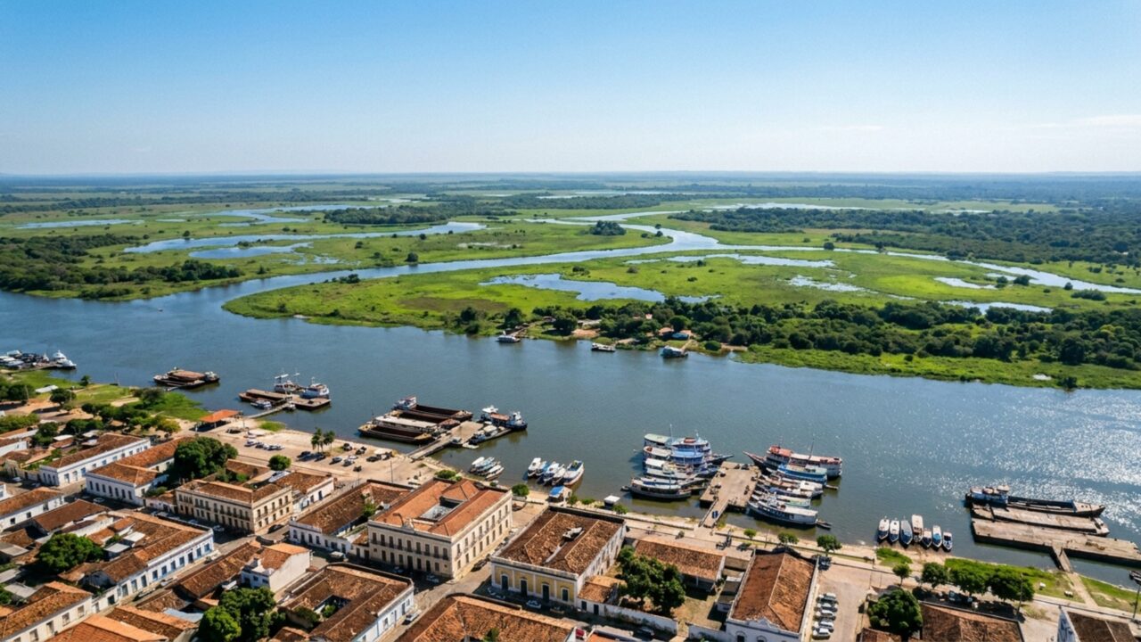 60% do território dentro do Pantanal: a cidade sul-mato-grossense que já teve o terceiro maior porto fluvial da América Latina