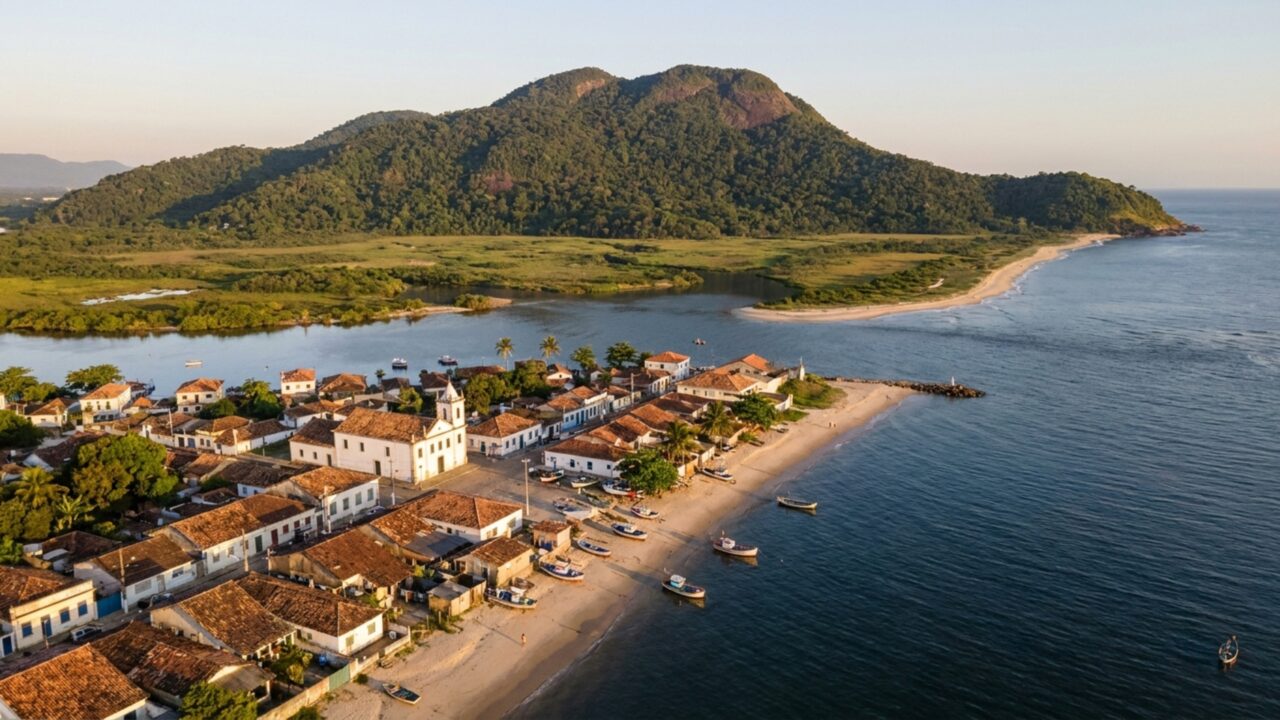 Vila de quatro séculos no litoral fluminense recebeu Darwin em 1832 e guarda um vulcão de 816 metros que intriga geólogos e emociona quem chega no topo