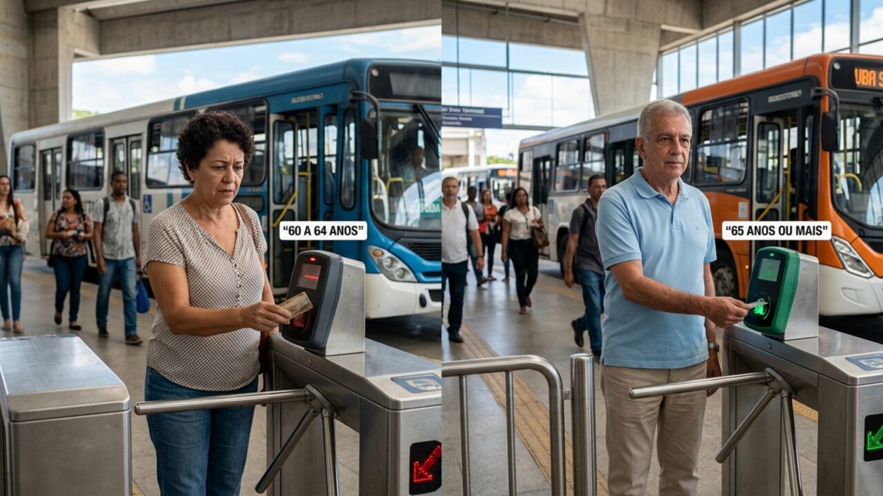 Idosos de mais de 60 anos podem ficar sem passagem gratuita nos ônibus