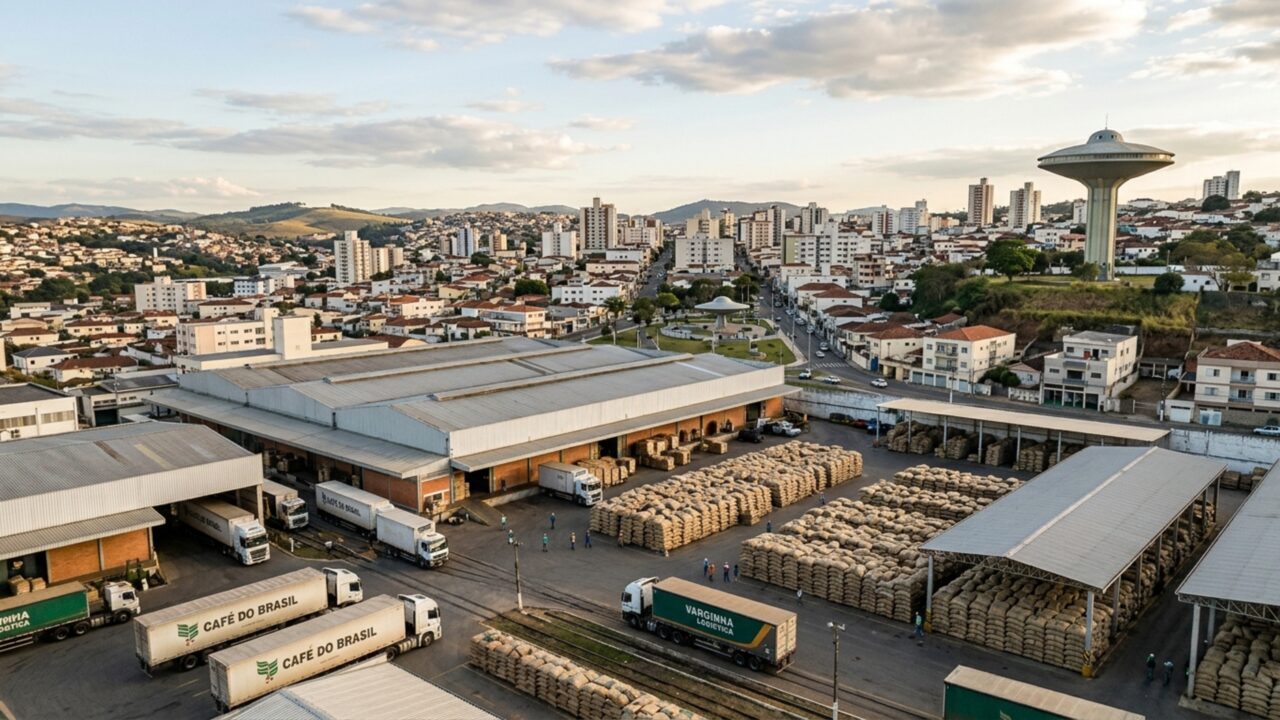 O maior hub de café do Brasil é lembrado por uma criatura de olhos vermelhos que o Wall Street Journal apelidou de extraterrestre fedorento