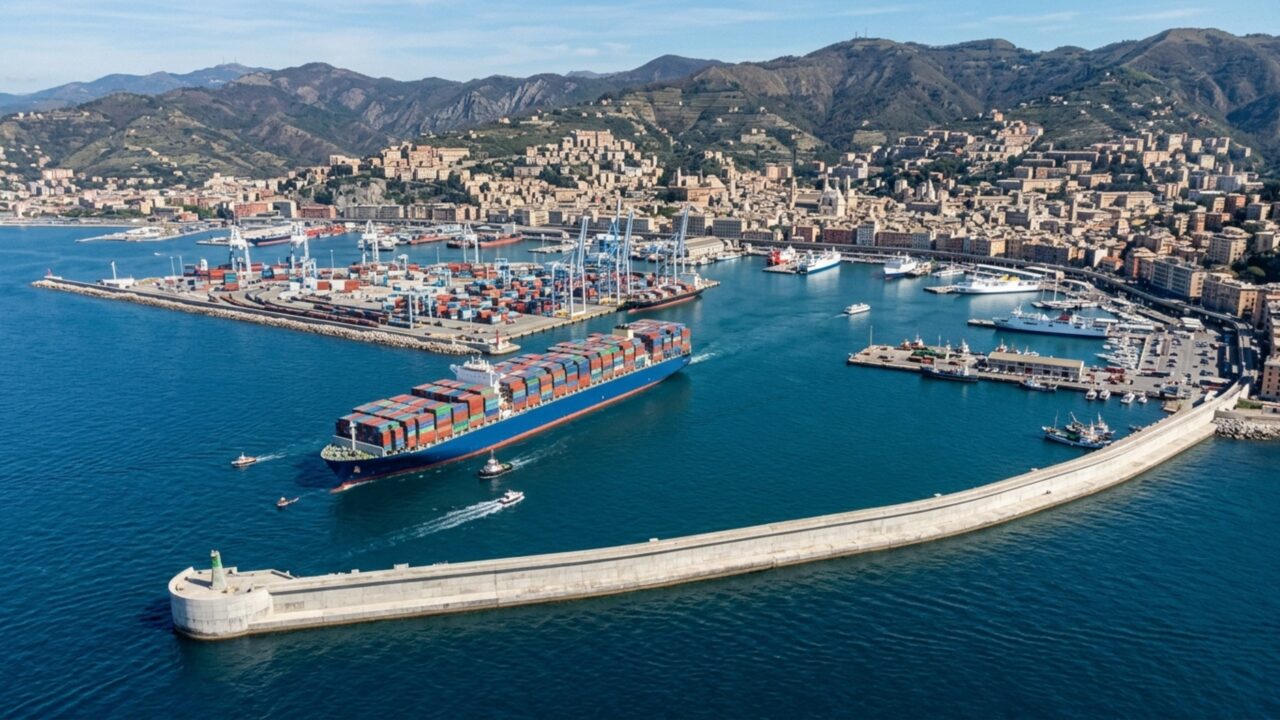 Itália lança blocos gigantes de concreto no Mediterrâneo para recuperar espaço perdido para portos da Espanha