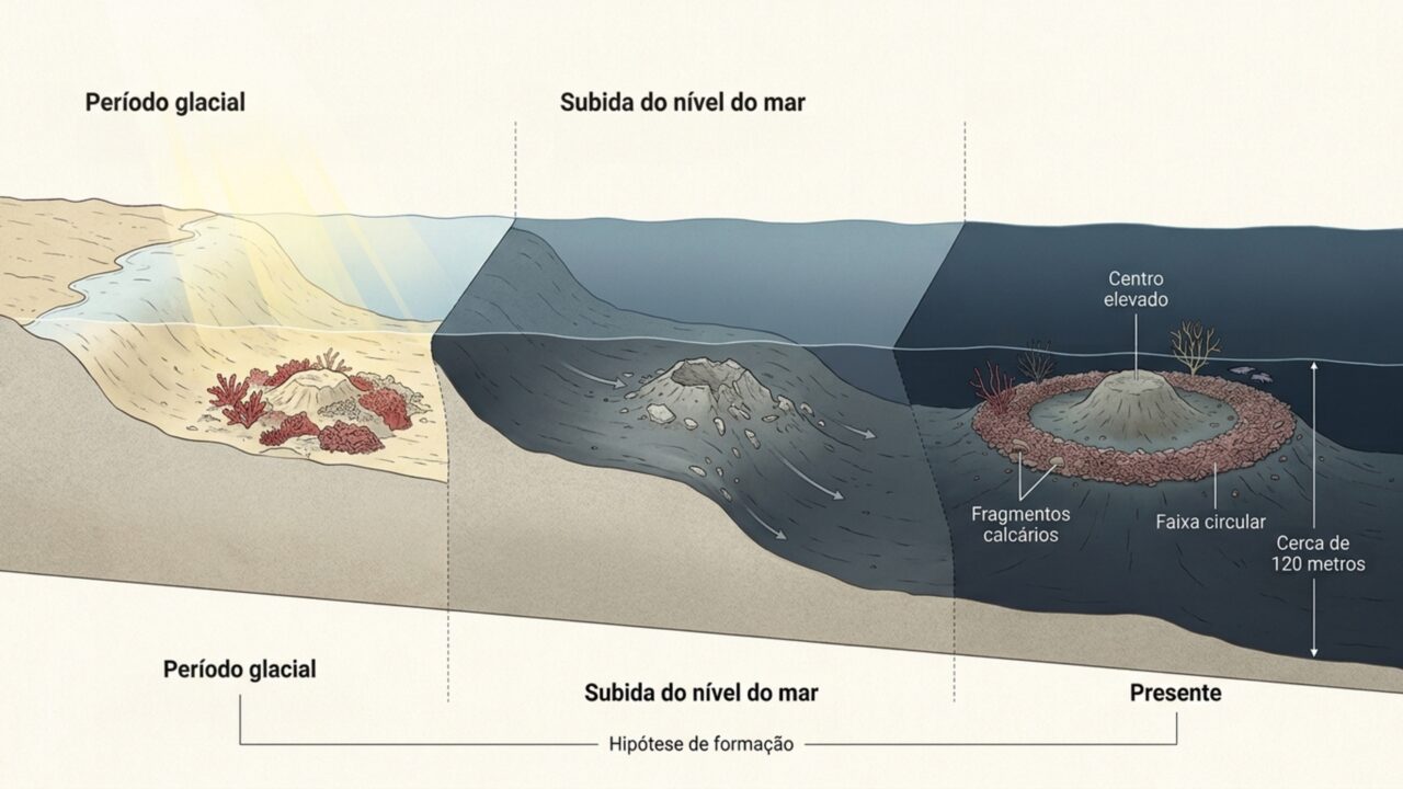 Aventureiros descem ao fundo do Mediterrâneo e encontram 1.400 círculos gigantes marcados na areia