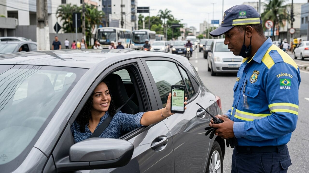 O que diz a lei sobre quem dirige somente com CNH Digital?
