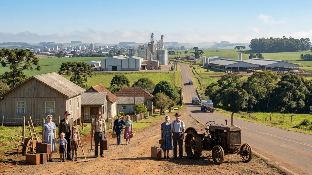 Cidade nos Campos Gerais tem moinho holandês de 37 metros, título federal de Capital Nacional do Leite e produtividade que rivaliza com fazendas dos Estados Unidos
