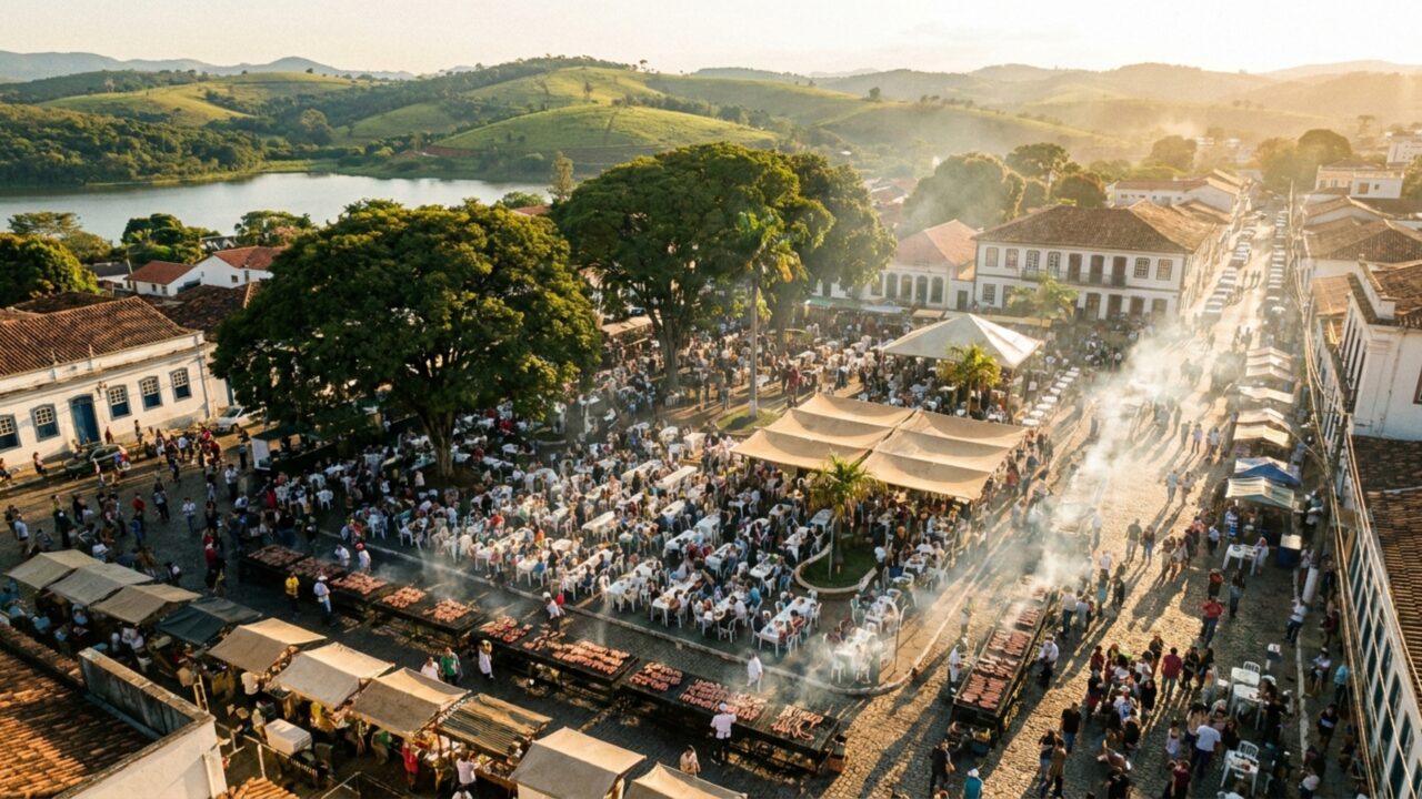 Cidade do interior conhecida como Capital Nacional da Linguiça Artesanal