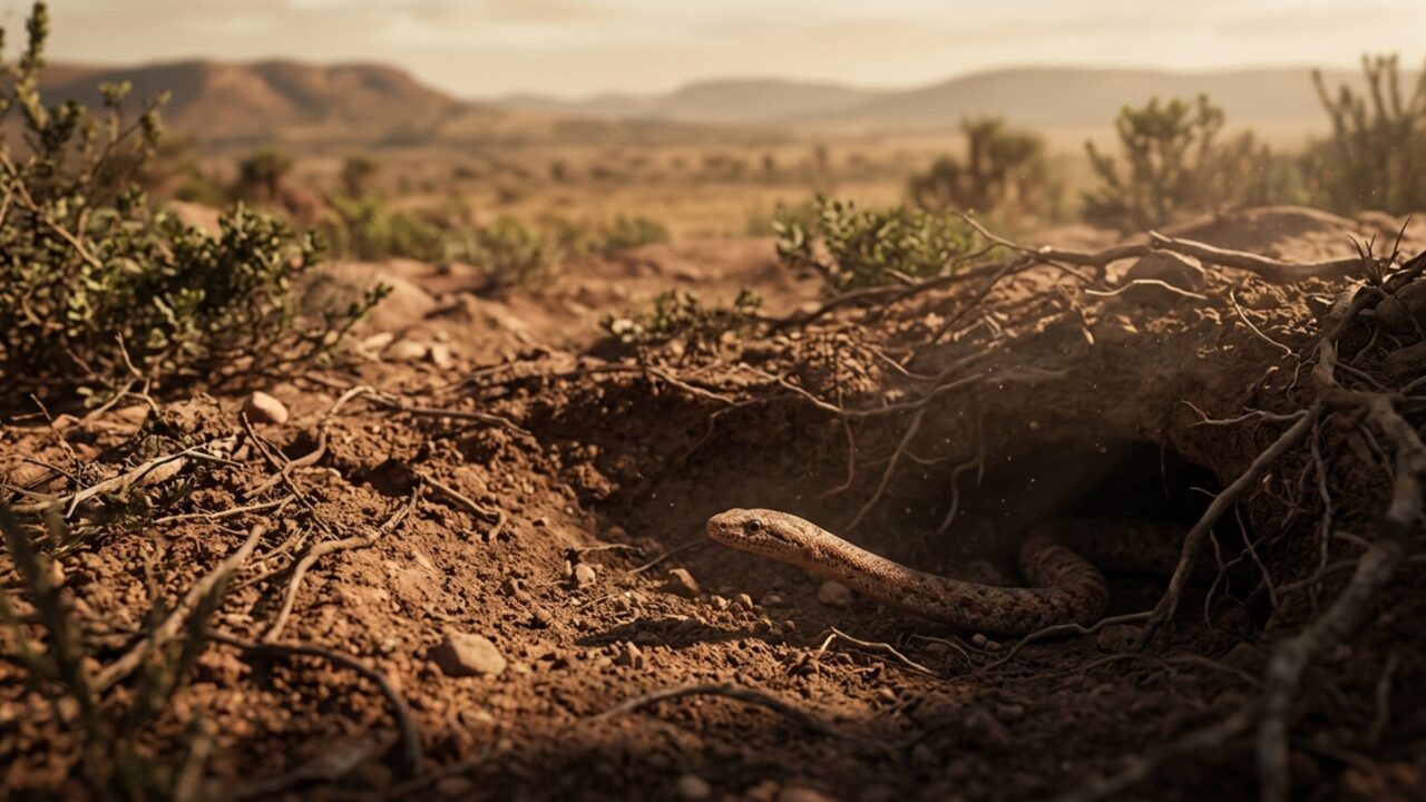 Cobra de 80 milhões de anos encontrada no Brasil preserva 60% do crânio e revela como as primeiras espécies viviam sob a terra