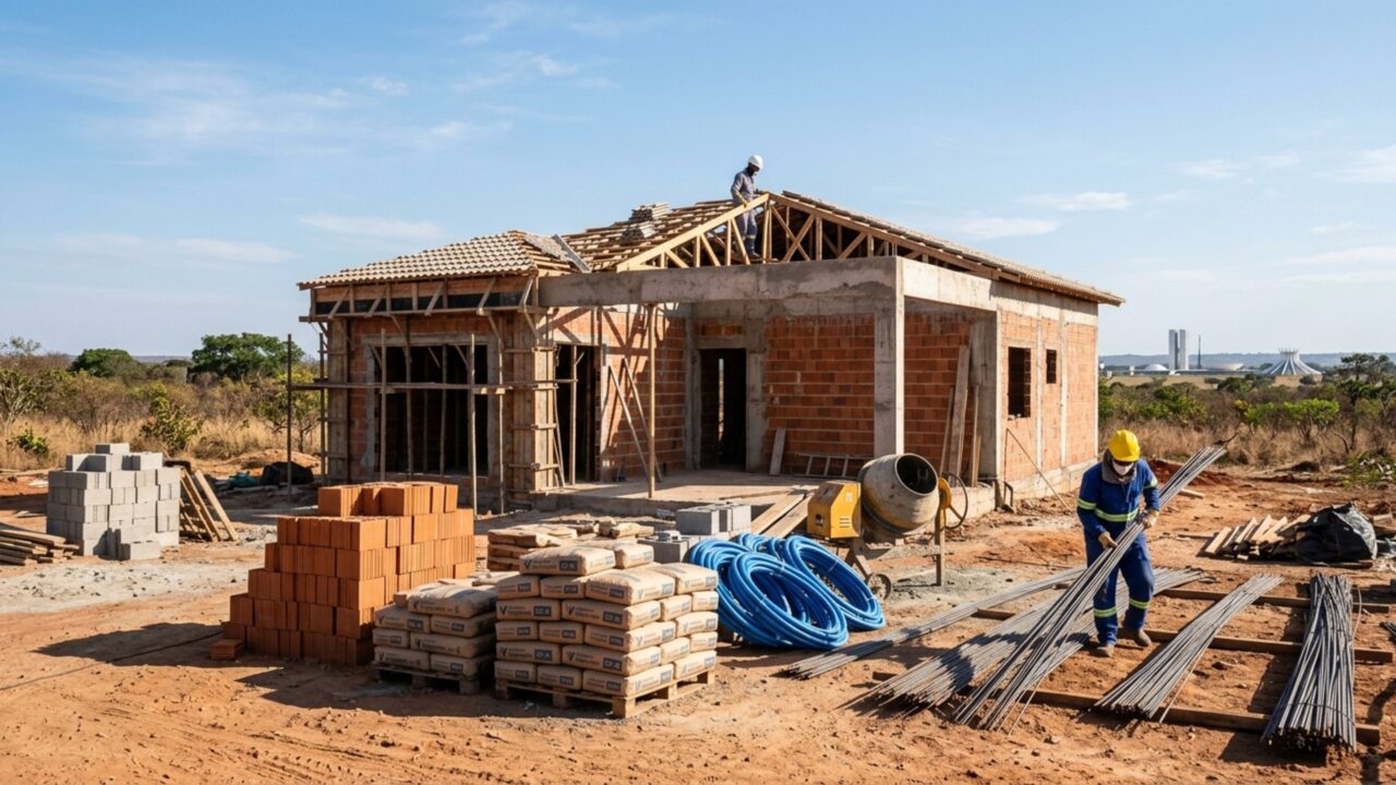 Quanto custa construir em Brasília em 2026 e por que o valor real é maior