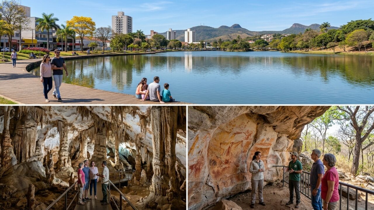 A 113ª maior economia do Brasil surgiu ao redor de sete lagoas encantadas e guarda uma gruta com pinturas de 6 mil anos