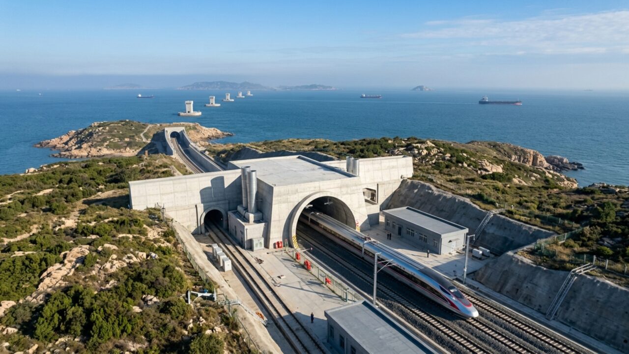 O trem submarino de alta velocidade mais longo do mundo constru&iacute;do: ele vai submergir no oceano e conectar dois continentes em minutos