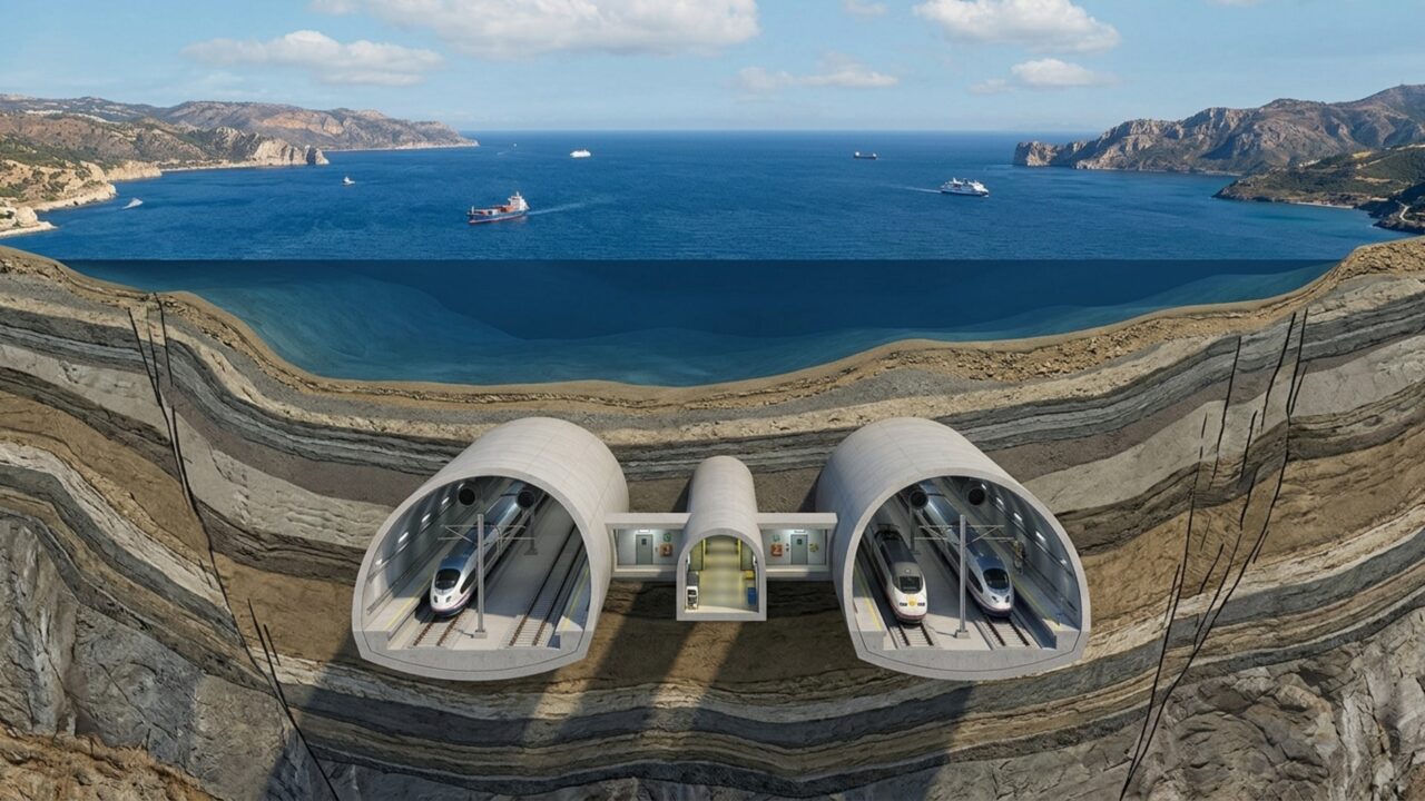 Túnel submarino de 8,5 bilhões de euros pode criar a primeira ligação ferroviária entre Europa e África e transformar a região