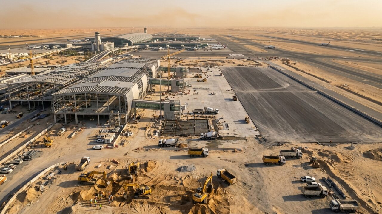 Dubai - País investe US$ 35 bilhões em aeroporto com cinco pistas capaz de receber 260 milhões de pessoas por ano
