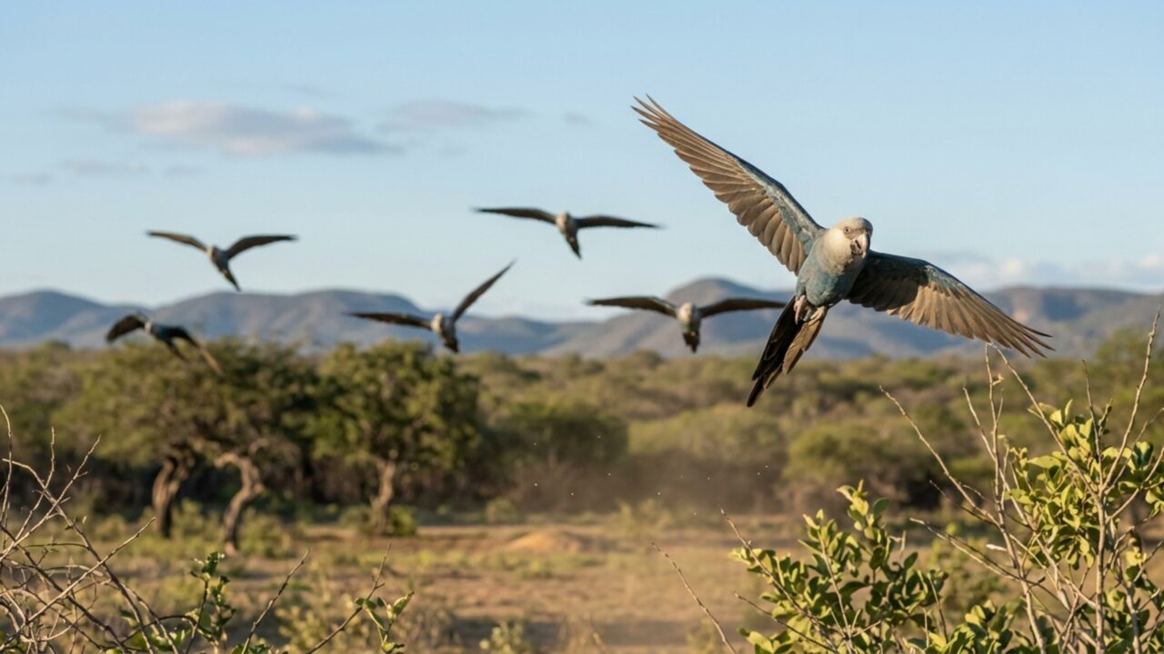 Brasil tenta recuperar espécie extinta na natureza após trazer 41 aves da Alemanha e emociona pesquisadores