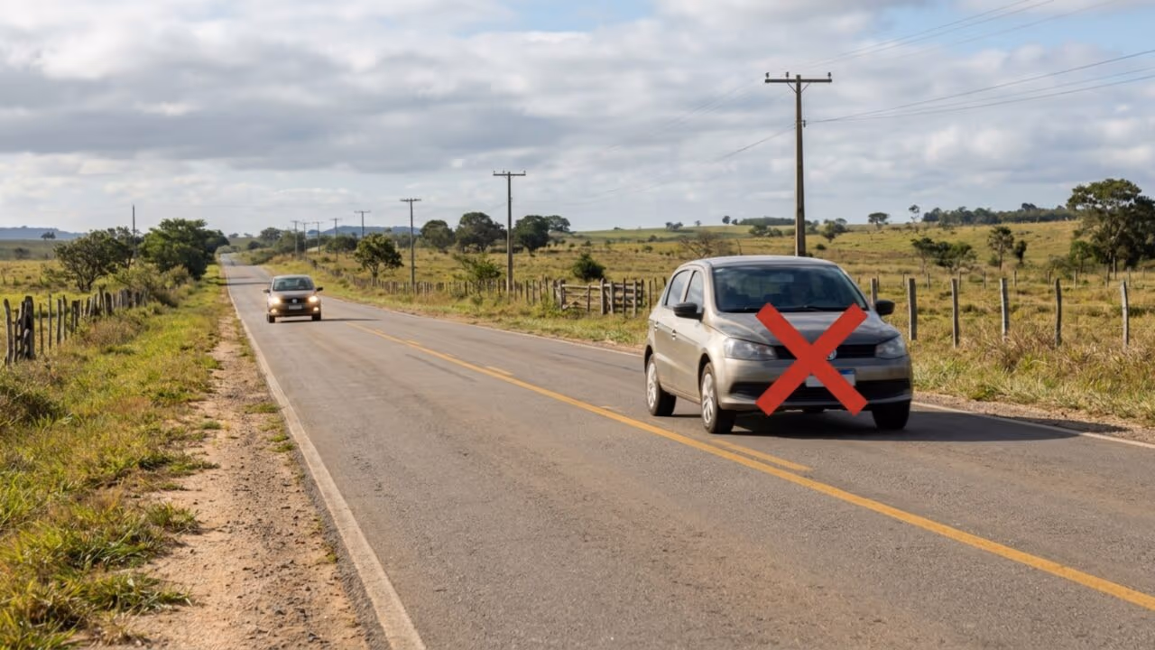 Motoristas que viajam durante o dia podem ser multados por regra que muda conforme o tipo de rodovia