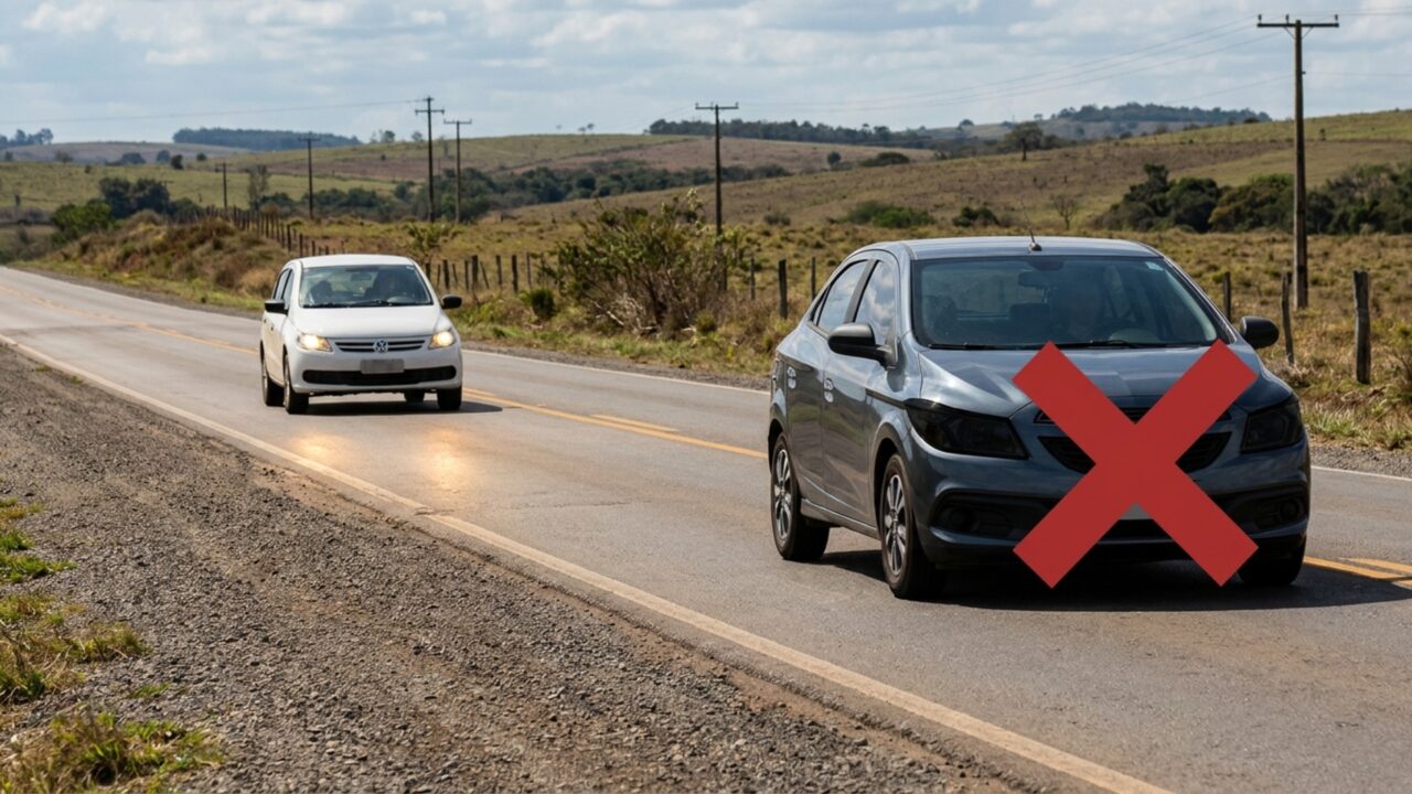Motoristas que viajam durante o dia podem ser multados por regra que muda conforme o tipo de rodovia