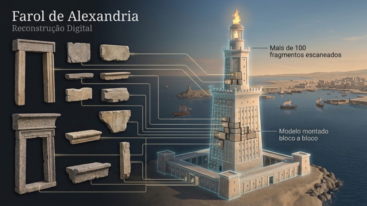 Após mais de 1.600 anos de história, os arqueólogos trazem à superfície alguns blocos de 80 toneladas de uma das Sete Maravilhas do mundo antigo